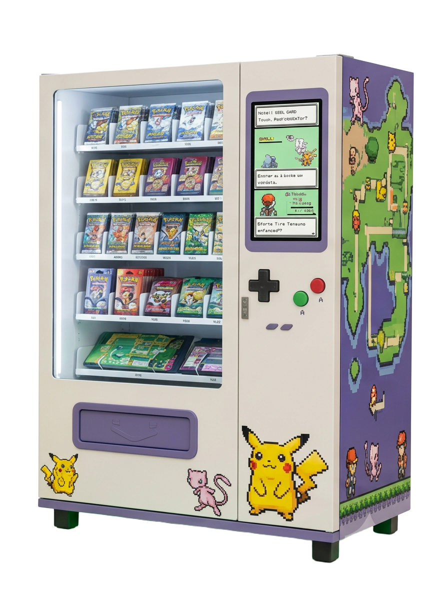 The Maydan retro pixel-art trading card vending machine